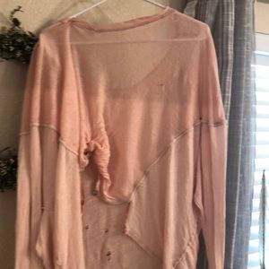 Pink long shirt